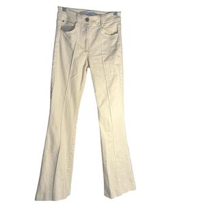 Reiss Cream Flare & Wide Leg Jeans